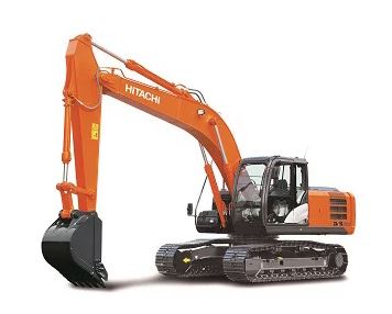 Hitachi ZX 200 - 5 G Muffler and stack – Musket Mufflers