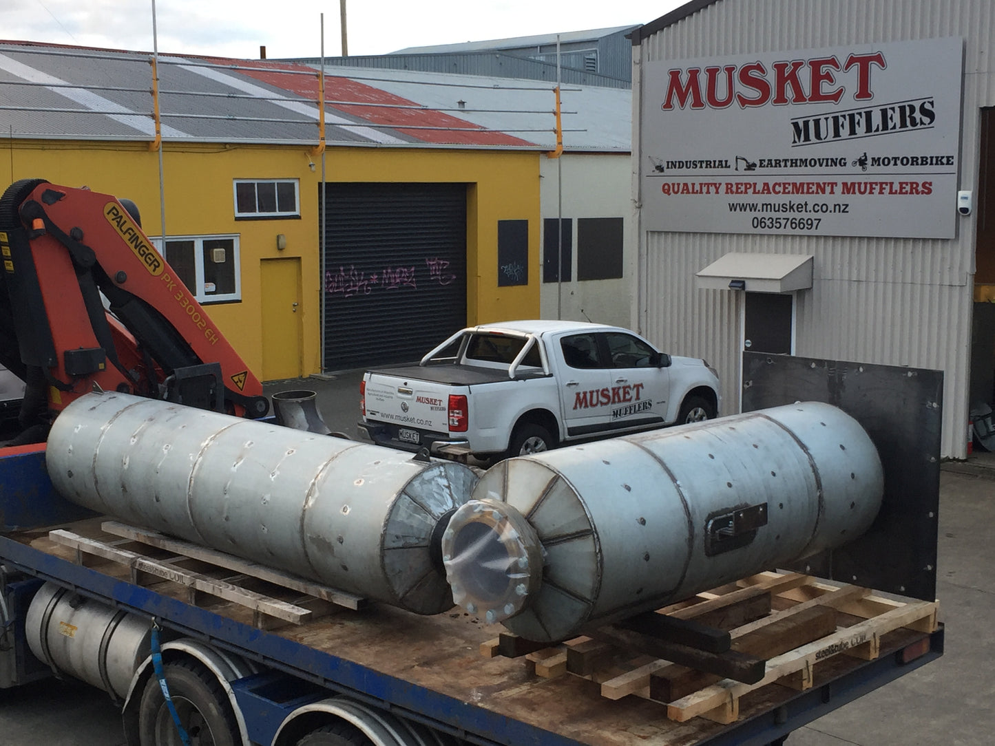 Marine boat mufflers Musket Mufflers NZ