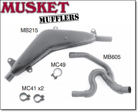 BMW R100 GS Muffler / Silencer – Musket Mufflers