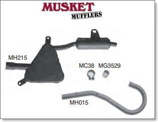 Honda TL125 Muffler / Silencer | Musket Mufflers