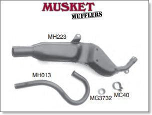 Honda XL125 K2 Muffler / Silencer | Musket Mufflers