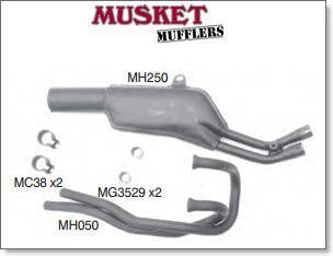 honda-xr600-rj-k-l-double-pipe-muffler-silence