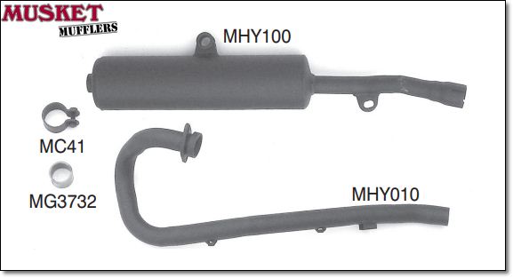 Hyosung XRX125 Muffler / Silencer
