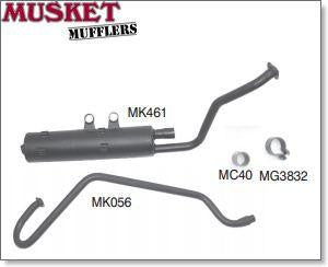 Kawasaki KVF650 4WD Automatic Muffler / Silencer | Musket Mufflers