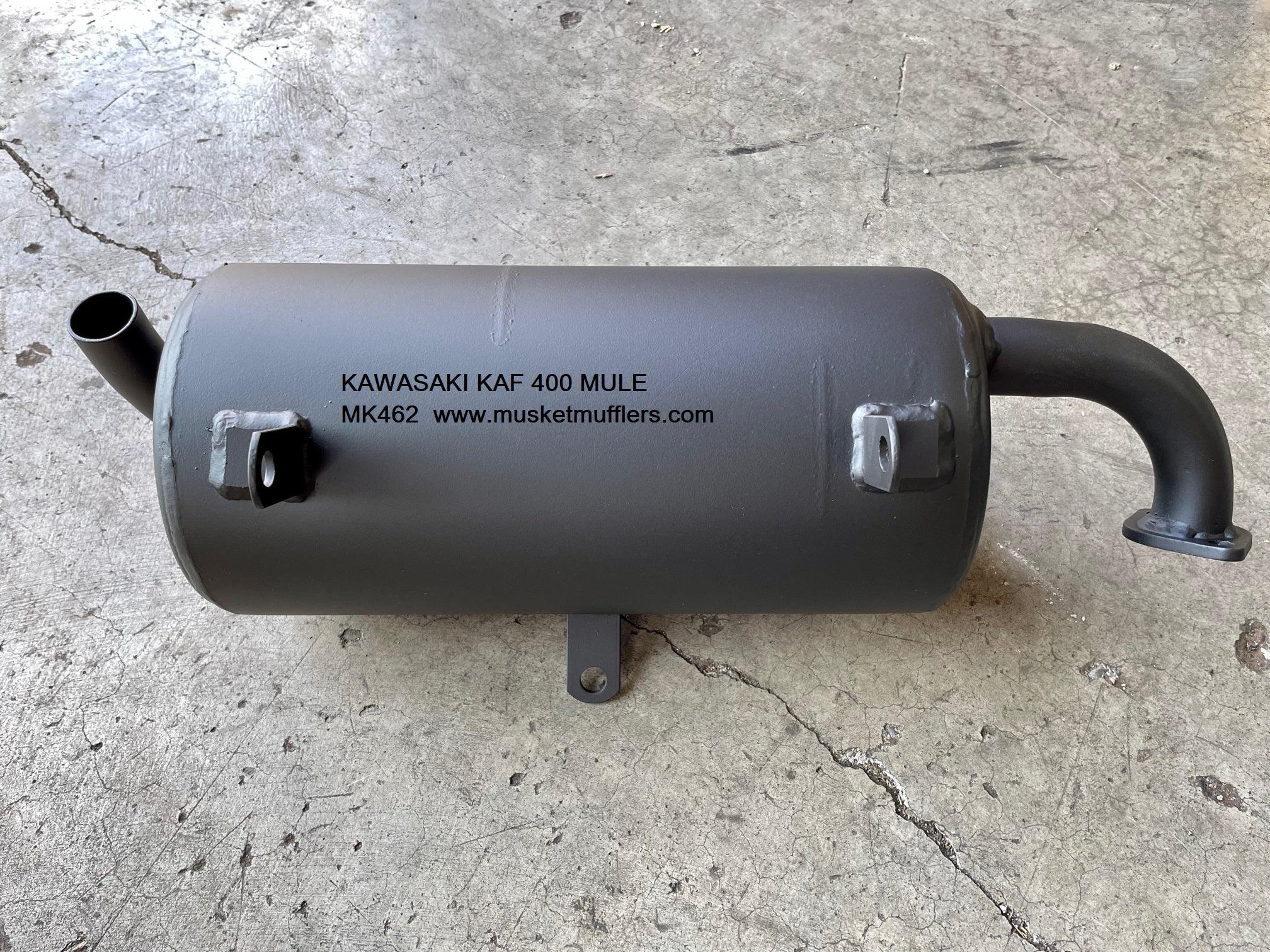 Kawasaki KAF400 MULE Complete Muffler / Silencer | Musket Mufflers
