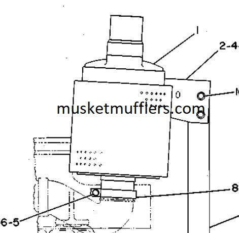 CATERPILLAR D 6 R MUFFLER / MUSKET MUFFLERS