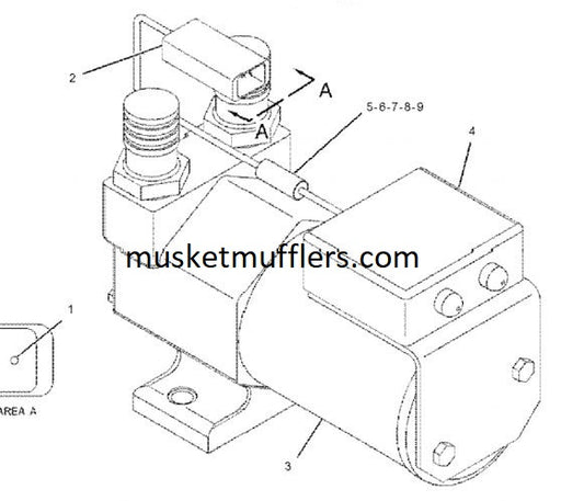 CATERPILLAR 312 CL MUFFLER / MUSKET MUFFLERS