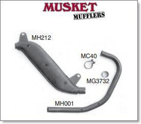 honda-sl125-k1-d-muffler-silencer