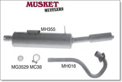 honda-atc185-pull-start-chain-drive-muffler-silencer